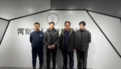 河南财政金融学院软件学院书记韩春亮一行莅临展览馆参观交流
